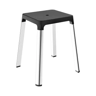KEUCO AXESS Hocker, Aluminium/Kunststoff, B: 42,3 H: 47,6 T: 42,3 cm, 35082010037 35082010037