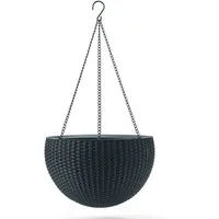Keter Pflanzkübel 229544 Hanging Sphere Planter (1 St), Blumentopf mit Hängekette