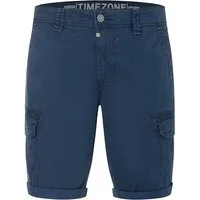TIMEZONE Cargoshorts Casual Style Cargohose Slim Fit für Herren (1-tlg) Baumwolle Slim Fit Einfarbig atmungsaktiv Reißverschluss