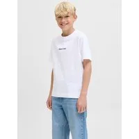 Jack & Jones Junior T-Shirt JORNORREBRO EMB TEE SS CN NOOS JNR Baumwolle, relaxed fit, Kurzarm
