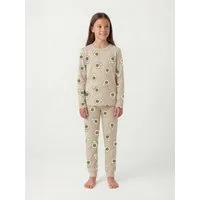 Name It Schlafanzug NKFNIGHTSET OATMEAL AVOCADO NOOS (Set, 2 tlg) im lustigen Avocado-Alloverprint