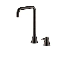 JEE-O cone Zweiloch-Waschtischarmatur hoch, gun metal, 900-1776 900-1776