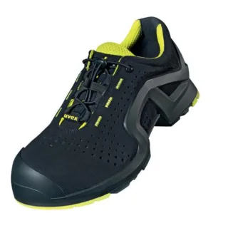 uvex 1 x-tended support Sicherheitsschuh S1P Halbschuh gelocht schwarz/gelb 49 - 8514349