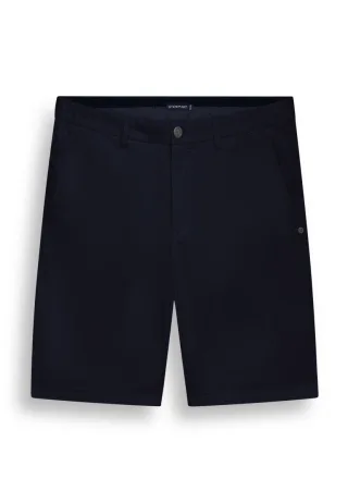 State of Art - Chino-Shorts mit elastischen Seiteneinsätzen blau - Gr. - 35