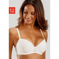 LASCANA Schalen-BH Chiara mit graphischem Netz-Muster, Dessous – ideal für große Größen