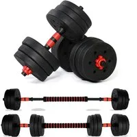 Youyijia Dumbbell 20KG Dumbbells Barbell Set Adjustable Dumbbells Weights Set
