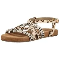 Lazamani Lazamani Sandalen Leder/Textil Riemchensandale