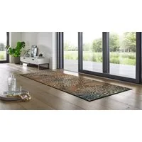 wash+dry by Kleen-Tex Teppich Madhana, rechteckig, Höhe: 7 mm, Motiv Mandala, rutschhemmend, In- und Outdoor geeignet, waschbar