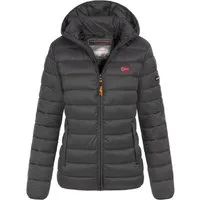 Geographical Norway Steppjacke Damen Herbst Jacke Steppjacke Outdoor leicht Kapuze Übergangsjacke