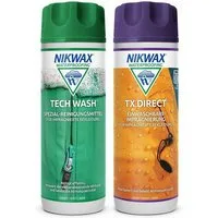 Nikwax NIKWAX Tech Wash und TX Direct Wash In 2 x 0,3 L Doppelpack Spezialwaschmittel