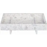 blomus Tablett -ABENTO- Elegantes Tablett aus Marmor: Vielseitiges Design, Marmor, Hochwertig, Marmor, 30x18x7,5cm, Designer, 3 Farben, Luxuriös, Pflegeleicht