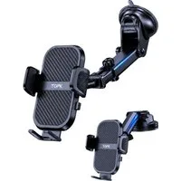 RUHE Handy-Halterung Handyhalter für Auto 360° Drehbar Armaturenbrett Windschutzscheibe KFZ, (bis 8 Zoll, [EXTREM STABIL], 1-tlg., [Upgrade Saugnapf], Dashboard Autohalterung EIN-Knopf-Release für iPhone, Galaxy, Mate usw)
