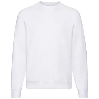 Fruit Of The Loom Herren Classic 80/20 Raglan Sweatshirt (Weiß)