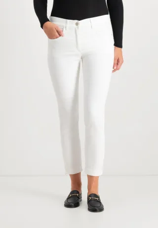 Twigie Shape-On Skinny Jeans mit Knöchelschnitt | Optisches Weiß