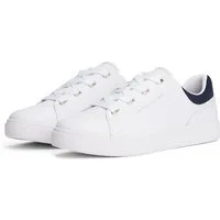 Tommy Hilfiger CASUAL CUPSOLE SNEAKER Plateausneaker, Freizeitschuh, Halbschuh, Schnürschuh mit seilticher Logoprägung
