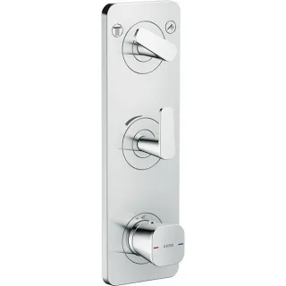 hansgrohe Axor Citterio C Thermostatmodul 49700000 ohne Struktur, chrom, Unterputz, mit Platte