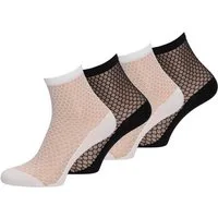Tamaris Socken 4er Pack 4er Pack, transparente Socken mit modischem Muster