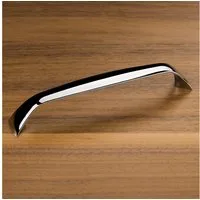 SO-TECH® Möbelgriff JOEN, moderner Bügelgriff aus Zinkdruckguss (1-St), Chrom poliert Bohrlochabstand (BA) 128 mm