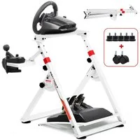 GTPLAYER Lenkradständer Lenkrad Gaming Wheel Stand für Logitech Controller (Neigungsverstellbares Gestell PS4 Xbox PC PS5)