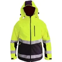 Consorte Arbeitsjacke Funktionale Winter Jacke wasserdicht 3.000 reflektierende Gelb