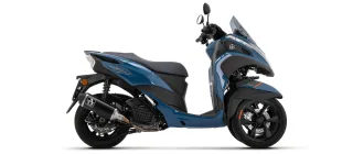 Sport Auspuff Komplettanlage Arrow Urban BLACK Yamaha Tricity 155 Bj.2022-2024 e-geprüft/EURO5 +ABE