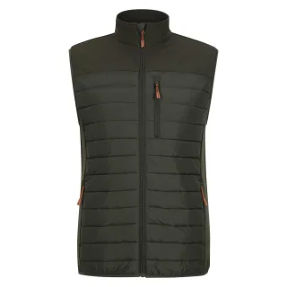 Mountain Warehouse Herren Turbine II Hybrid gepolstert Gilet (Grün)