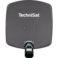 TechniSat DIGIDISH 33 mit Satfinder V/H-LNB Sat-Spiegel (33 cm, Aluminium, Single-LNB mit Satfinder, für 1 Teilnehmer, inkl. Wandhalterung)