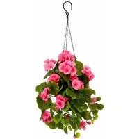 Kunstblume Geranie, OTTO home, Höhe 60 cm, Im Topf, mit Hängeampel, künstliche Geranien