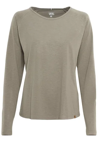 camel active - Jerseyshirt mit Rundhalsauschnitt light khaki - Gr. - L