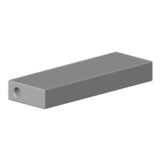 Dornbracht Griff für Drückergarnitur Ersatzteile 092097057 90 x 30 x 12 mm Schwarz matt 092097057-33