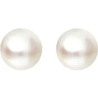 LÖB Perlenohrringe 925 Silber Ohrstecker Zuchtperlen echte Perlen Perlenohrringe 8mm Rund (Geschenke für Frauen Beste Freundin Mutter Mama Damen zum Geburtstag Weihnachten Weihnachtsgeschenke), Ohrringe Süßwasserperle Perlenohrstecker Brautschmuck Tr