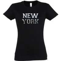 Urban Backwoods Print-Shirt New York I Damen T-Shirt Skyline Stadt City Fun United States USA NY (1-tlg) NYC US Vereinigte Staaten