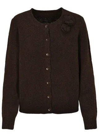IN LINEA - Cardigan chocolate - Gr. - 38