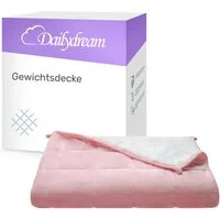 Dailydream Gewichtsdecke, beschwerte Therapiedecke für Erwachsene, 135x200 & 155x200 cm, Füllung: ungiftige Glasperlen, in verschiedenen Farben und Gewichten für einen ruhigen Schlaf