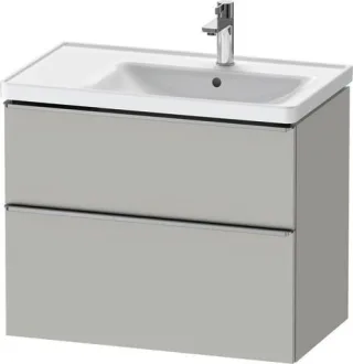 Duravit D-Neo Waschtischunterbau wandhängend Betongrau Matt 784x452x625 mm - DE4358070070000 DE4358070070000