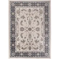Mazovia Orientteppich Oriente Teppich - Traditioneller Teppich Orient Beige Grau, 120 x 170 cm, Geeignet für Fußbodenheizung, Pflegeleicht, Wohnzimmerteppich
