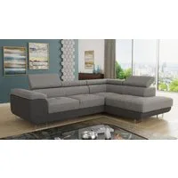 Sofnet Ecksofa Caris, mit Schlaffunktion und Bettkasten, Wohnlandschaft mit einstellbare Kopfstützen, Schlafsofa