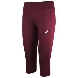ASICS 3/4 Damen Burgund Leggings