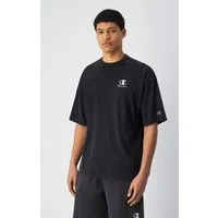 Champion T-Shirt Kurzarm, mit Rundhalsausschnitt, aus Baumwolle, auch in großen Größen