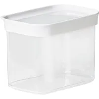 Emsa Vorratsdose Optima, Kunststoff, (2-tlg), 1 Liter, rechteckig, frische Dichtung, rutschfeste Stapelränder