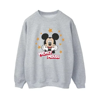Disney - "Mickey Mouse Stars" Sweatshirt für Damen (Grau)