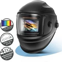 STAHLWERK Schweißhelm Automatik BULLET 3-in-1 (Set, 1-tlg., Set), True-Colour-Echtfarbwiedergabe