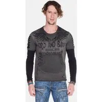 Cipo & Baxx Sweatshirt Sweatshirts (1-tlg) mit Motiv-Print, CL-265