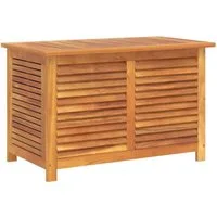 vidaXL Gartenbox Gartenbox mit Lüftungsschlitzen 90x50x56 cm Massivholz