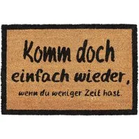 relaxdays Fußmatte Kokos KOMM WIED, Höhe: 15 mm