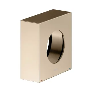 Keuco Verlängerungs-Rosette IXMO 59551, EHM rot/blau, eckig, 25 mm, Bronze gebürstet, 59551030382 59551030382