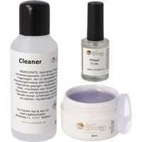 Sun Garden Nails Nagellack-Set Nailset mit Versiegelungsgel 30ml-Primer-Cleaner 100ml