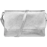 Caspar Clutch Abendtasche Damen Leder Handtasche - CLASSIC LINE - Modell No.835, leicht, elegant & unempfindlich - 100% Echtleder - Handmade in Italy