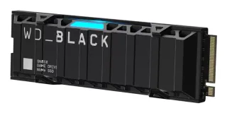Western Digital WD_BLACK SN850 NVMe SSD 1TB | wdbbkw0010bbk-wrsn | M.2 2280 / M-Key / PCIe 4.0 x4 - Kühlkörper