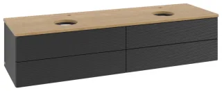 Villeroy & Boch Waschtischunterschrank Antao K28_5 1600x360x500mm mit Struktur FK/AP: PD/1 K28151PD